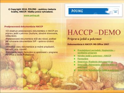 HACCP dokuemntacia